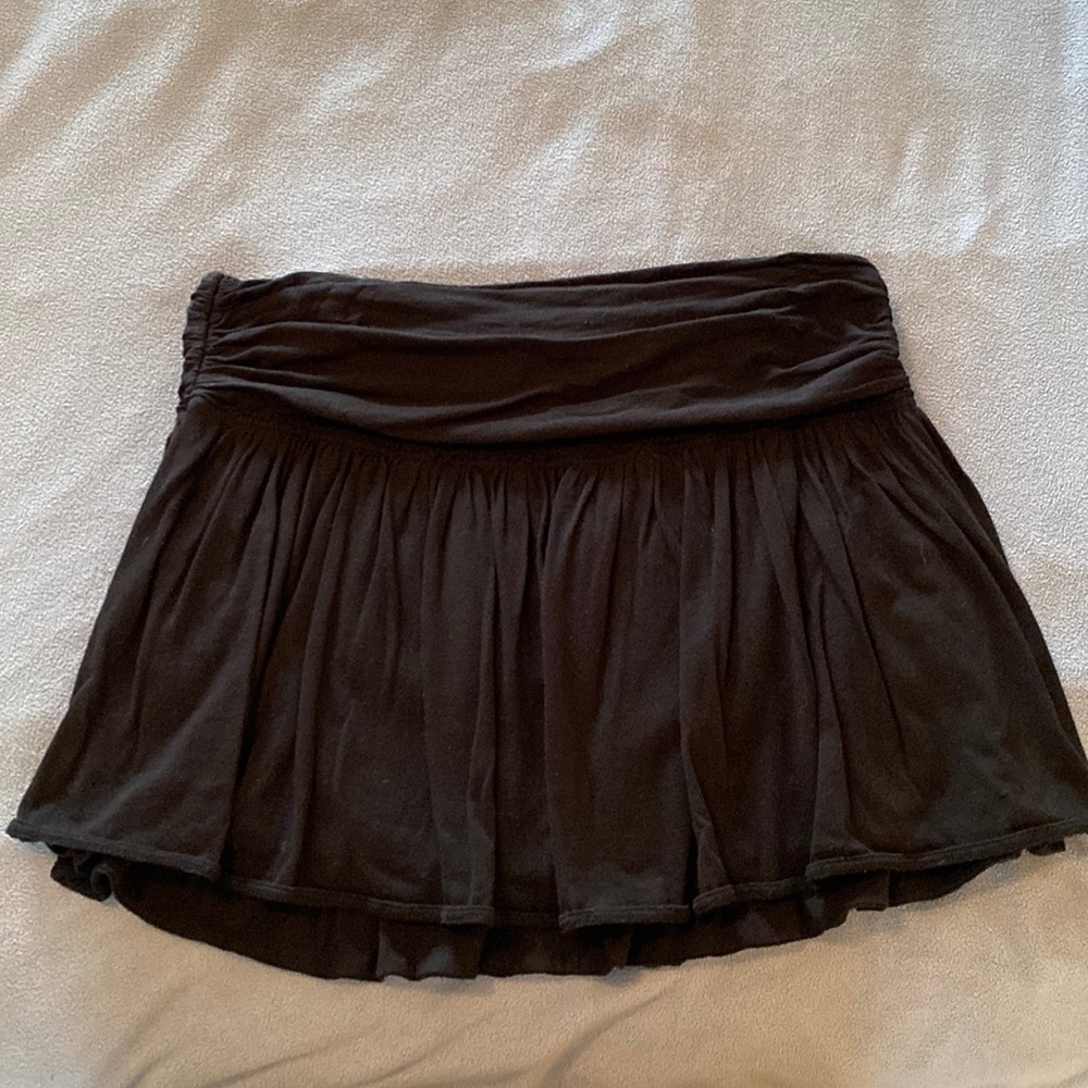 J Crew size M black mini skirt